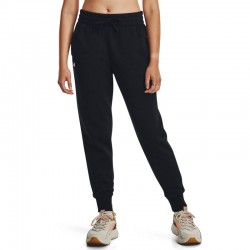 Under Armour Womens Rival Fleece Jogger (1379438-001)Παντελόνι Γυναικείας Φόρμας με Λάστιχο Μαύρο