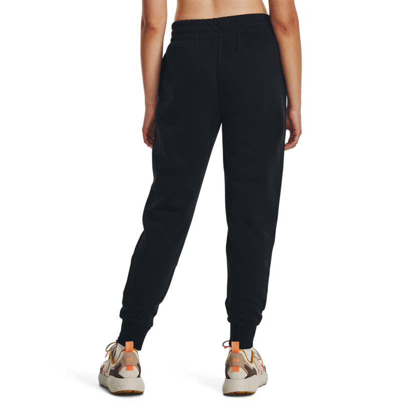 Under Armour Womens Rival Fleece Jogger (1379438-001)Παντελόνι Γυναικείας Φόρμας με Λάστιχο Μαύρο