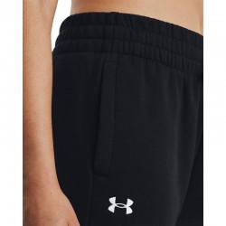 Under Armour Womens Rival Fleece Jogger (1379438-001)Παντελόνι Γυναικείας Φόρμας με Λάστιχο Μαύρο