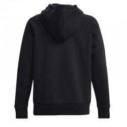 Under Armour Rival Fleece Hoodie Womens (1379500-001)ΓΥΝΑΙΚΕΙΑ ΦΟΥΤΕΡ ΜΠΛΟΥΖΑ ΜΕ ΚΟΥΚΟΥΛΑ  ΜΑΥΡΗ