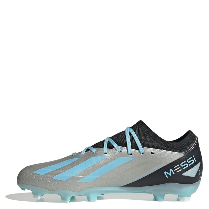 Adidas Crazyfast Messi.3 FG (IE4078)Ποδοσφαιρικά Παπούτσια με Τάπες Ασημί