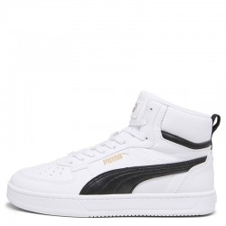 PUMA Caven 2.0 Mid Youth (393842-01)ΠΑΙΔΙΚΟ ΥΠΟΔΗΜΑ ΜΠΟΤΑΚΙ  White/ Black/Gold