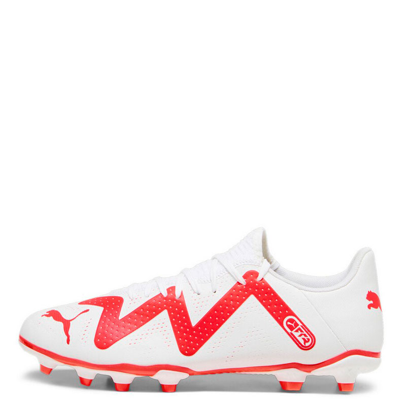 PUMA FUTURE PLAY FG/AG (107377-01)ΑΝΔΡΙΚΟ ΠΟΔΟΣΦΑΙΡΙΚΟ ΥΠΟΔΗΜΑ ΜΕ ΤΑΠΕΣ White/Fire Orchid