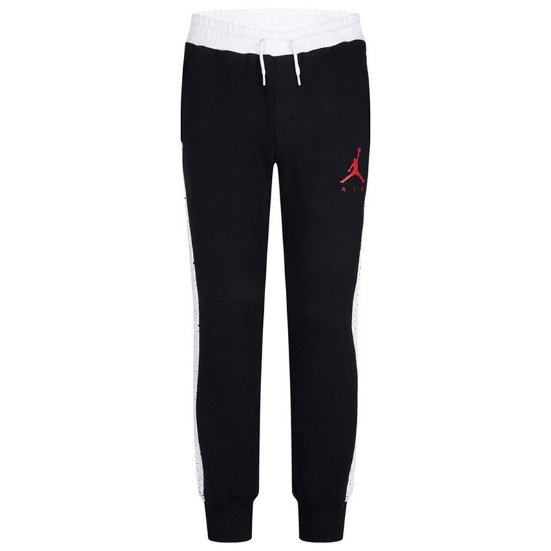 JORDAN JUMPMAN AIR SPECKLE FLC PANTS (95A168-F66)ΠΑΙΔΙΚΟ ΠΑΝΤΕΛΟΝΙ ΦΟΡΜΑΣ ΜΕ ΛΑΣΤΙΧΟ ΜΑΥΡΟ/ΛΕΥΚΟ