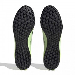 Adidas Χ Crazyfast.4 TF (IE1583)Ανδρικα Ποδοσφαιρικά Παπούτσια με Σχάρα Cloud White / Core Black / Lucid Lemon
