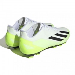 ADIDAS X CRAZYFAST.4 FxG (HQ4535)Ανδρικα Ποδοσφαιρικά Παπούτσια με Τάπες  Cloud White / Core Black / Lucid Lemon