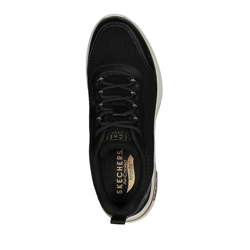 SKECHERS ARCH FIT S-Miles - Sonrisas (155567-BLK)ΓΥΝΑΙΚΕΙΟ ΥΠΟΔΗΜΑ ΜΑΥΡΟ