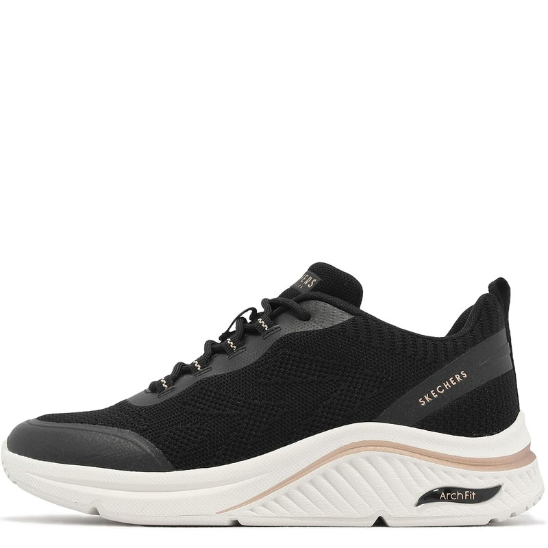 SKECHERS ARCH FIT S-Miles - Sonrisas (155567-BLK)ΓΥΝΑΙΚΕΙΟ ΥΠΟΔΗΜΑ ΜΑΥΡΟ