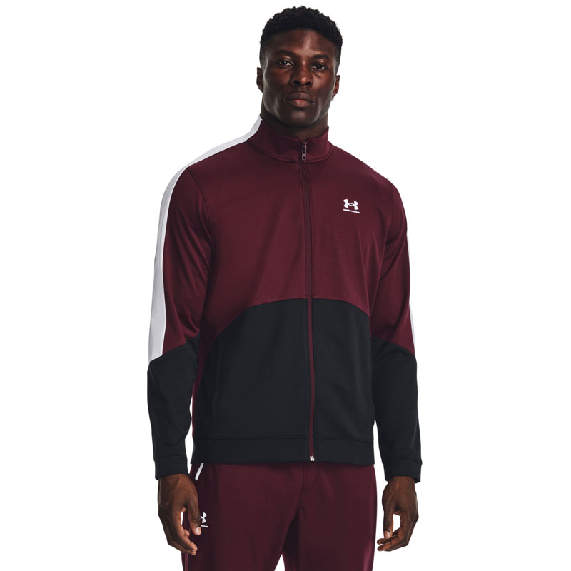 Under Armour Tricot Fashion Jacket (1373791-600)ΑΝΔΡΙΚΗ ΖΑΚΕΤΑ ΠΟΛΥΕΣΤΕΡΙΚΗ  ΜΠΟΡΝΤΟ/ΜΑΥΡΗ