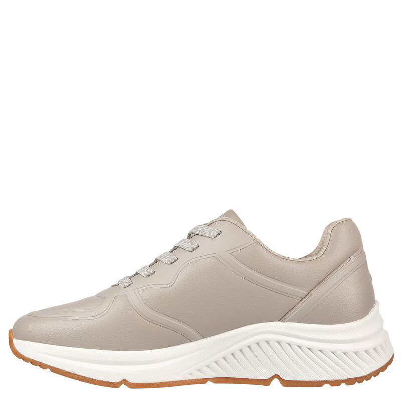 Skechers Arch Fit S-Miles-Mile Makers (155570-TPE)ΓΥΝΑΙΚΕΙΟ ΥΠΟΔΗΜΑ ΔΕΡΜΑΤΙΝΟ ΑΝΑΤΟΜΙΚΟ ΜΠΕΖ