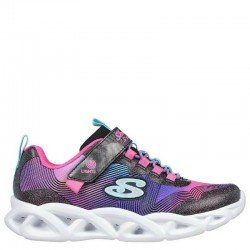 SKECHERS S Lights Twisty Brights 2.0 (302339L-BKMT)ΠΑΙΔΙΚΑ ΠΑΠΟΥΤΣΙΑ ΦΩΤΙΖΟΜΕΝΑ BLACK / MULTI