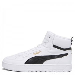 PUMA Caven 2.0 Mid (392291-03)ΑΝΔΡΙΚΟ ΜΠΟΤΑΚΙ White/ Black/Gold PUMA Caven 2.0 Mid (392291-03)ΑΝΔΡΙΚΟ ΜΠΟΤΑΚΙ White/ Black/Gold