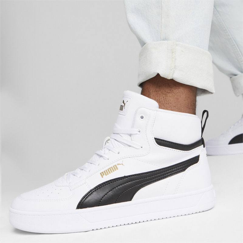 PUMA Caven 2.0 Mid (392291-03)ΑΝΔΡΙΚΟ ΜΠΟΤΑΚΙ White/ Black/Gold