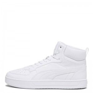 PUMA Caven 2.0 Mid (392291-02)ΑΝΔΡΙΚΟ ΜΠΟΤΑΚΙ White/Silver PUMA Caven 2.0 Mid (392291-02)ΑΝΔΡΙΚΟ ΜΠΟΤΑΚΙ White/Silver