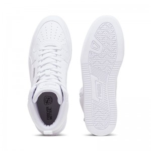 PUMA Caven 2.0 Mid (392291-02)ΑΝΔΡΙΚΟ ΜΠΟΤΑΚΙ White/Silver PUMA Caven 2.0 Mid (392291-02)ΑΝΔΡΙΚΟ ΜΠΟΤΑΚΙ White/Silver