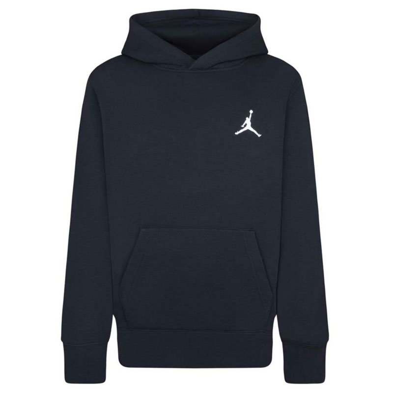 Jordan Essentials Pullover Hoodie Kids (95C551-023)Παιδικό Φούτερ Με Κουκουλα Μαυρο