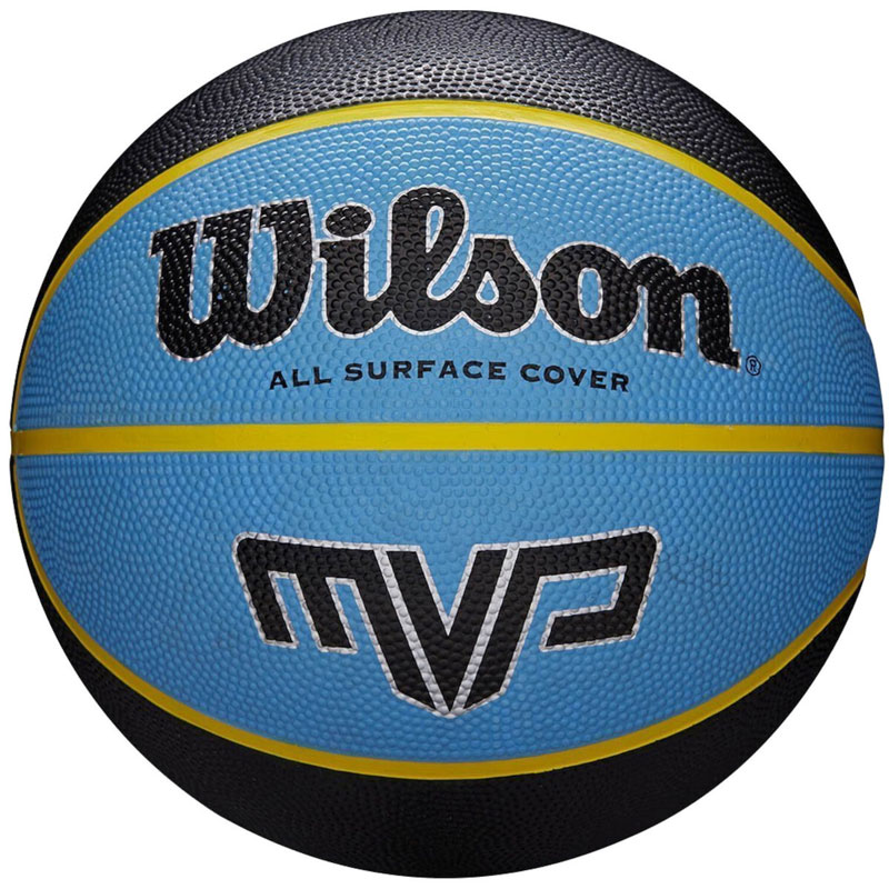 Wilson MVP 295 (WTB9019XB07)Μπάλα Μπάσκετ Outdoor / Indoor SIZE 7 BLACK-BLUE