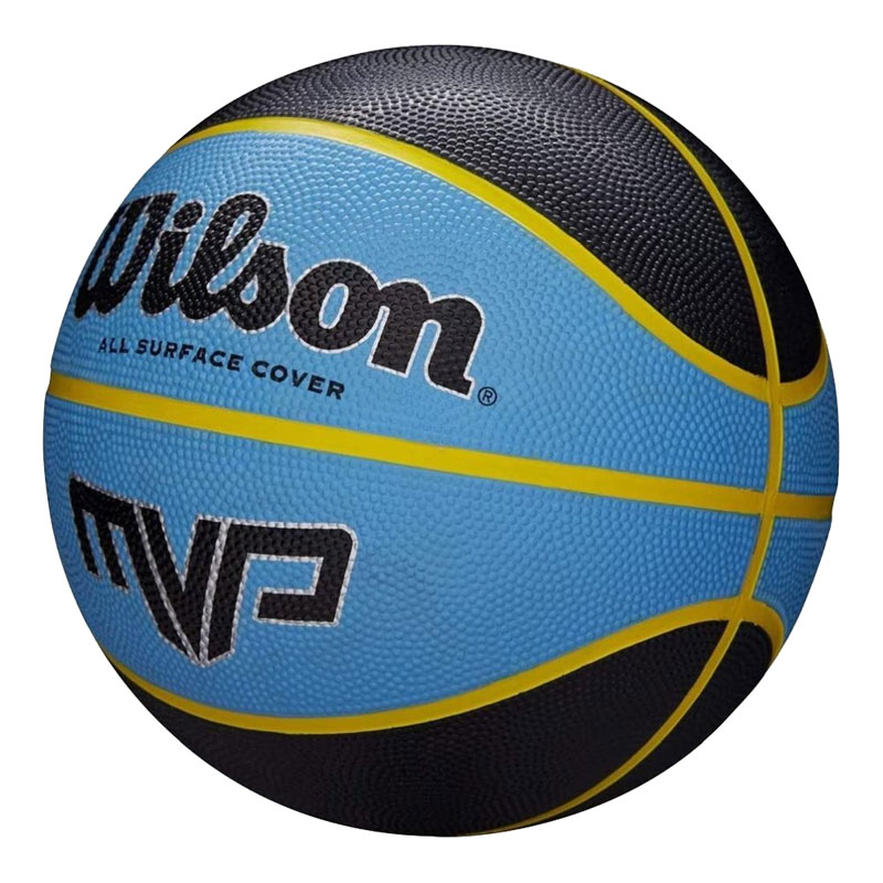 Wilson MVP 295 (WTB9019XB07)Μπάλα Μπάσκετ Outdoor / Indoor SIZE 7 BLACK-BLUE
