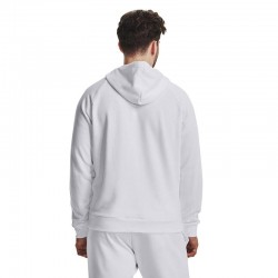 UNDER ARMOUR RIVAL FLEECE HOODIE (1379757-100)Ανδρικό Φούτερ με Κουκούλα και Τσέπες ΛΕΥΚΟ