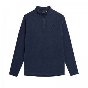 4F Ανδρική μακρυμάνικη ισοθερμική μπλούζα Fleece ΜΠΛΕ (4FAW23UFLEM034-31S)