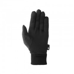 4F UNISEX TOUCH SCREEN KNITTED GLOVES - BLACK (4FAW23AGLOU041-20S)