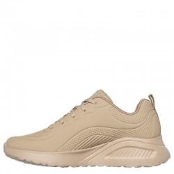 SKECHERS WMNS Deboss Durabuck Lace Up (177288-TPE)ΓΥΝΑΙΚΕΙΟ ΥΠΟΔΗΜΑ ΜΠΕΖ