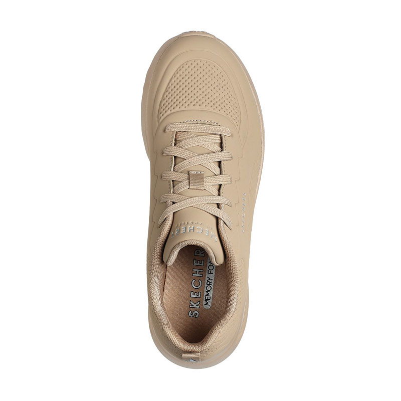 SKECHERS WMNS Deboss Durabuck Lace Up (177288-TPE)ΓΥΝΑΙΚΕΙΟ ΥΠΟΔΗΜΑ ΜΠΕΖ