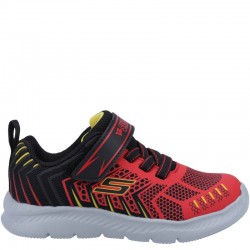 SKECHERS COMFY FLEX 2.0 (407218N-BKRD)ΒΡΕΦΙΚΑ ΠΑΠΟΥΤΣΙΑ BLACK/RED