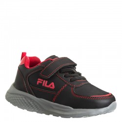 FILA Comfort Shine 2 (3JS33002-040)ΠΑΙΔΙΚΑ ΠΑΠΟΥΤΣΙΑ ΜΑΥΡΟ/ΓΚΡΙ/ΚΟΚΚΙΝΟ