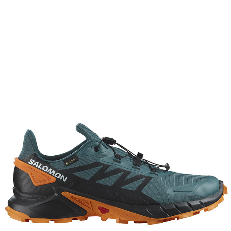 Salomon Supercross 4 GTX (471198)Ανδρικά Παπούτσια Trail Running Αδιάβροχα με Μεμβράνη Gore-Tex Stargazer/Black/ Turmeric