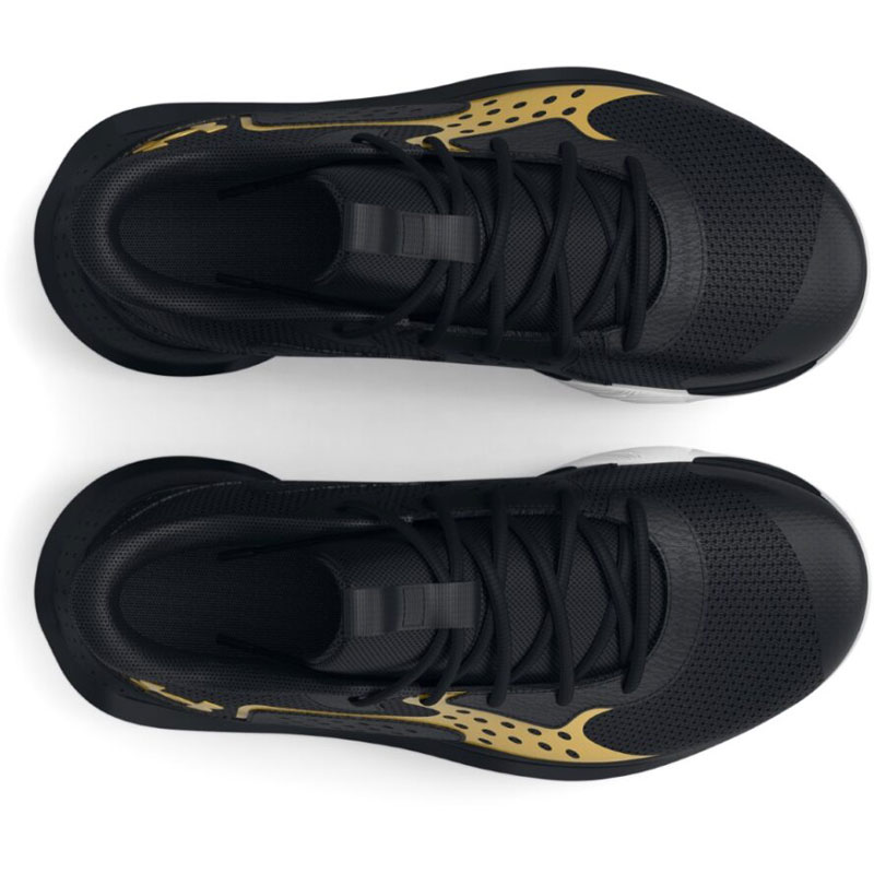 UNDER ARMOUR JET 23 GS (3026635-002)Παιδικά Παπούτσια Μπασκετ  BLACK/METALLIC GOLD