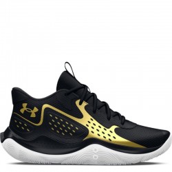 UNDER ARMOUR JET 23 (3026634-001)ΑΝΔΡΙΚΑ ΠΑΠΟΥΤΣΙΑ ΜΠΑΣΚΕΤ  Black/Metallic Gold