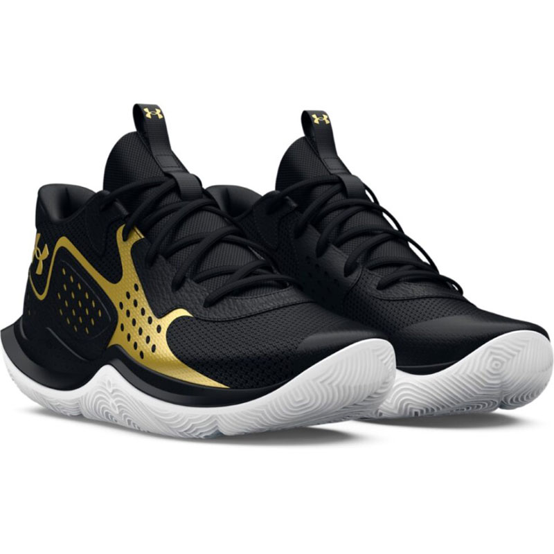 UNDER ARMOUR JET 23 (3026634-001)ΑΝΔΡΙΚΑ ΠΑΠΟΥΤΣΙΑ ΜΠΑΣΚΕΤ  Black/Metallic Gold