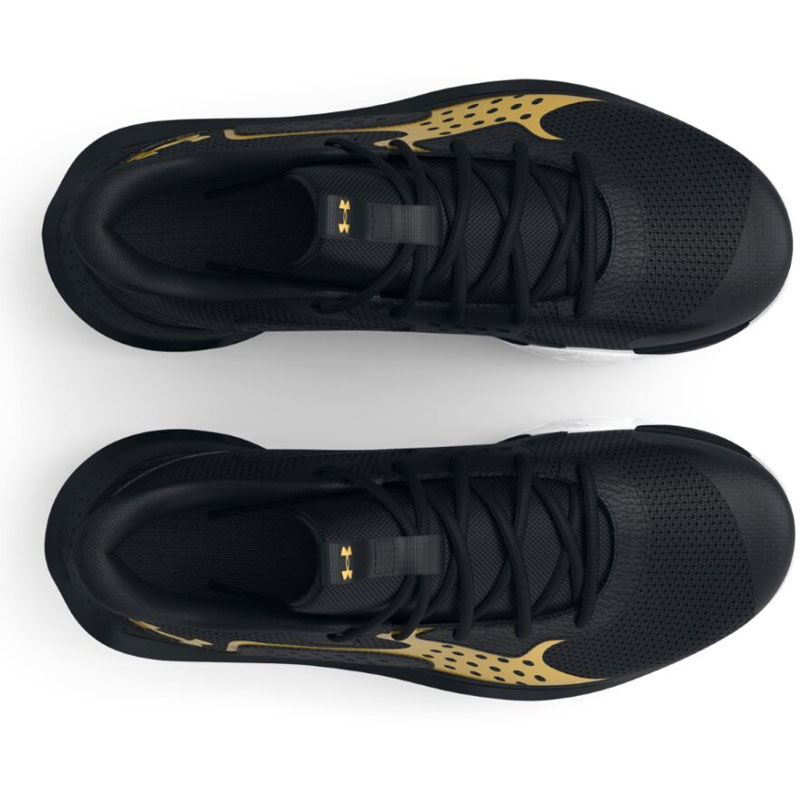 UNDER ARMOUR JET 23 (3026634-001)ΑΝΔΡΙΚΑ ΠΑΠΟΥΤΣΙΑ ΜΠΑΣΚΕΤ  Black/Metallic Gold