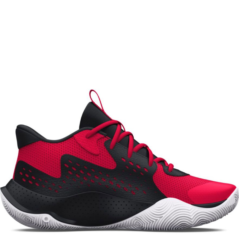 UNDER ARMOUR JET 23 (3026634-600)ΑΝΔΡΙΚΑ ΠΑΠΟΥΤΣΙΑ ΜΠΑΣΚΕΤ  RED/BLACK/WHITE