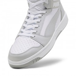 PUMA Rebound V6 (392326-05)ΑΝΔΡΙΚΟ ΥΠΟΔΗΜΑ ΜΠΟΤΑΚΙ  White/Ash Gray