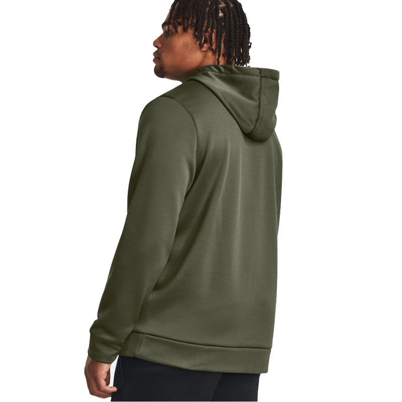 UNDER ARMOUR FLEECE HOODIE (1373353-390)Ανδρικό Φούτερ με Κουκούλα και Τσέπες ΛΑΔΙ