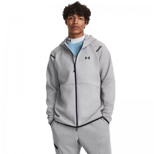 UNDER ARMOUR Unstoppable Flc FZ (1379806-011)ΑΝΔΡΙΚΗ ΖΑΚΕΤΑ ΜΕ ΚΟΥΚΟΥΛΑ ΓΚΡΙ UNDER ARMOUR Unstoppable Flc FZ (1379806-011)ΑΝΔΡΙΚΗ ΖΑΚΕΤΑ ΜΕ ΚΟΥΚΟΥΛΑ ΓΚΡΙ