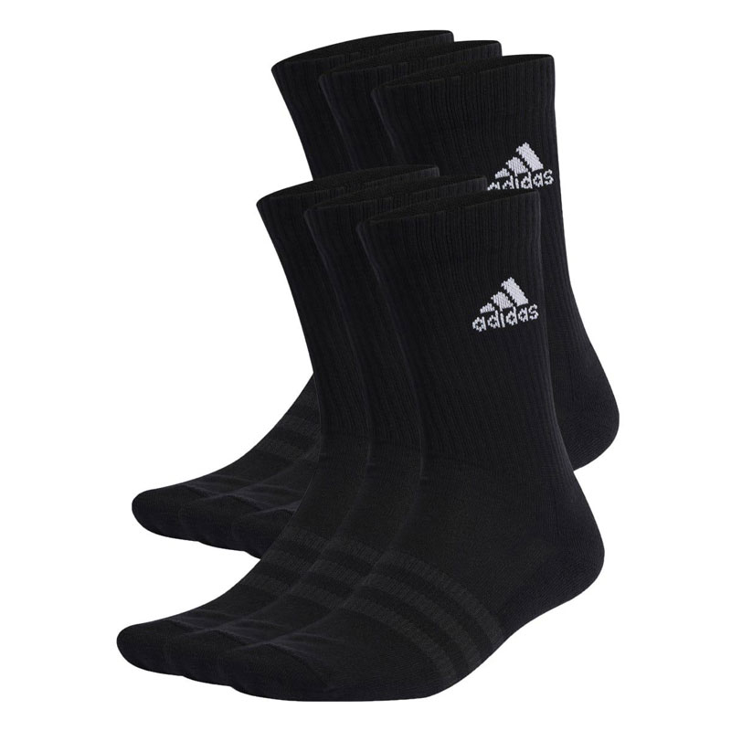 ADIDAS CUSHIONED SPORTSWEAR CREW SOCKS 6 PAIRS (IC1316)ΜΑΥΡΕΣ ΚΑΛΤΣΕΣ 6 ΤΕΜΑΧΙΑ