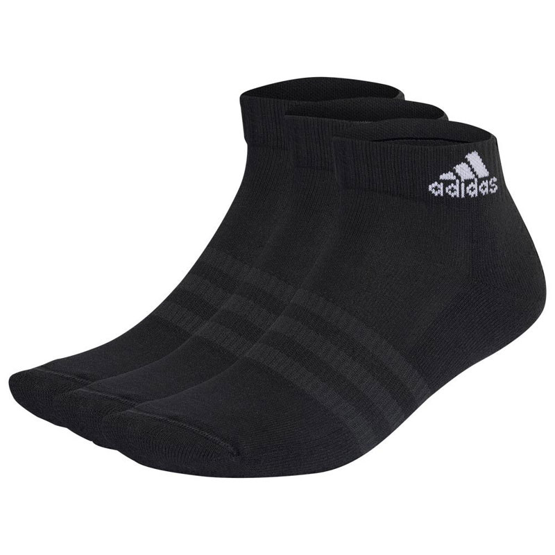 ADIDAS CUSHIONED SPORTSWEAR ANKLE SOCKS 3 PAIRS (IC1277)ΜΑΥΡΕΣ ΚΑΛΤΣΕΣ 3 ΤΕΜΑΧΙΑ