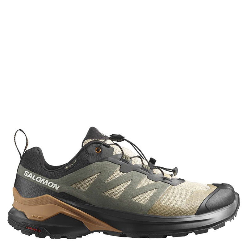 Salomon X-Adventure GTX (473213)Ανδρικά Παπούτσια  Αδιάβροχα με Μεμβράνη Gore-Tex SAFARI/BLACK/SUGAR ALMOND