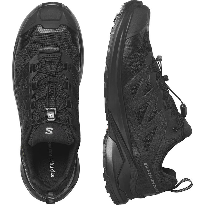 Salomon X-Adventure GTX (473211)Ανδρικά Παπούτσια Μαύρα Αδιάβροχα με Μεμβράνη Gore-Tex