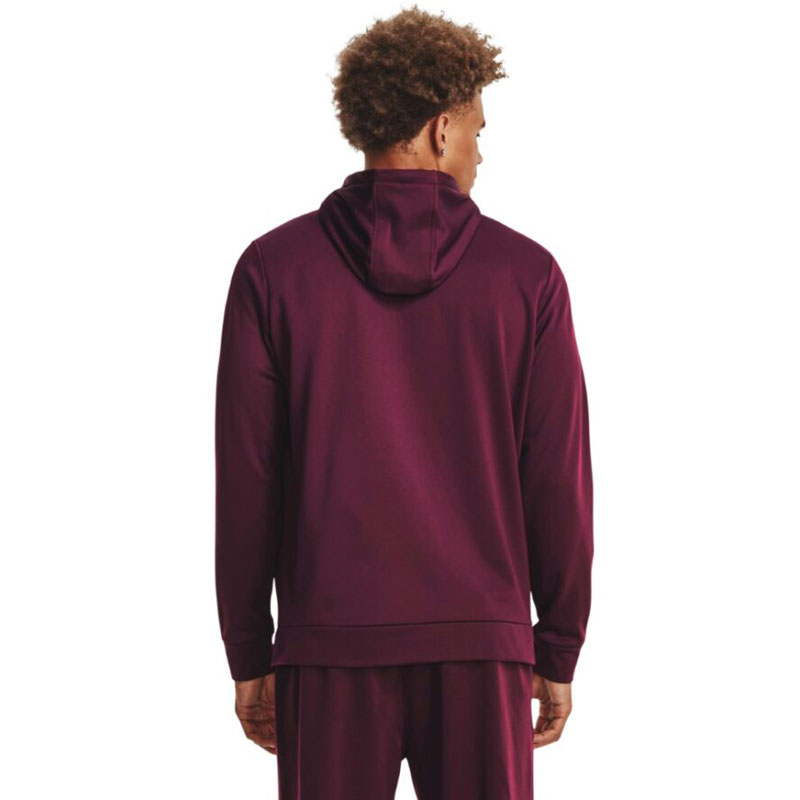 Under Armour Big Logo Fleece Hoodie (1379743-600)ΑΝΔΡΙΚΗ ΜΠΛΟΥΖΑ ΜΕ ΚΟΥΚΟΥΛΑ ΜΠΟΡΝΤΟ