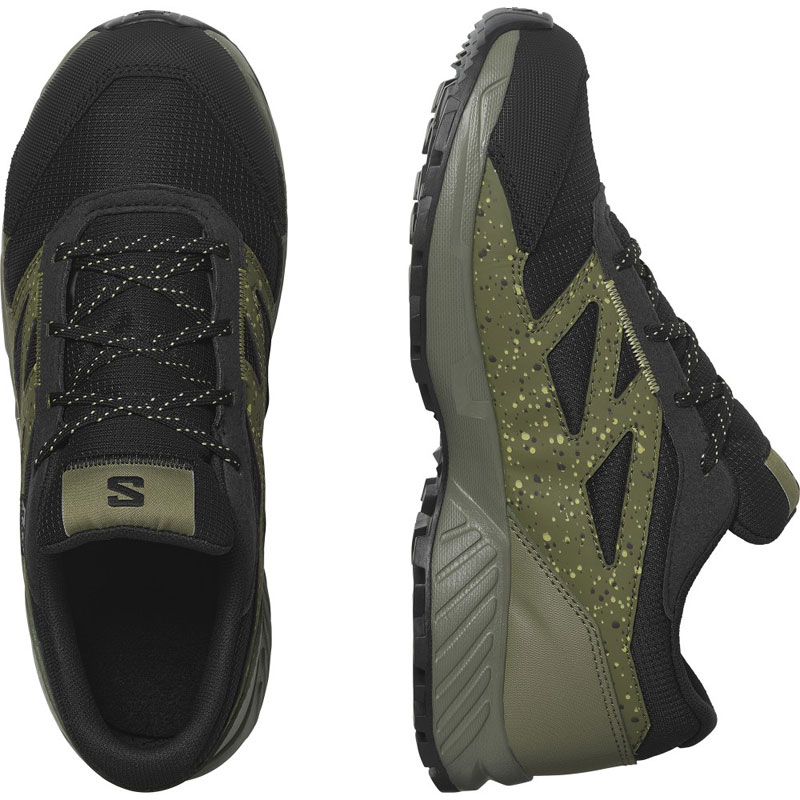 SALOMON OUTWAY J WATERPROOF (472827)ΠΑΙΔΙΚΟ ΑΔΙΑΒΡΟΧΟ ΥΠΟΔΗΜΑ LICHEN GREEN/BLACK/CHARLOCK