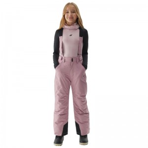 4F TROUSERS FNK (4FJAW23TFTRF353-53S)ΠΑΙΔΙΚΟ ΠΑΝΤΕΛΟΝΙ ΣΚΙ ΡΟΖ