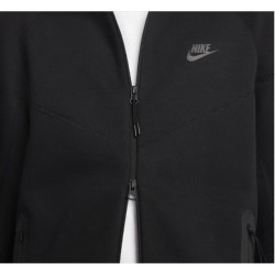 Nike Sportswear Tech Fleece Windrunner (FB7921-010)Ανδρική Φούτερ Ζακέτα με Κουκούλα και Τσέπες Μαύρη