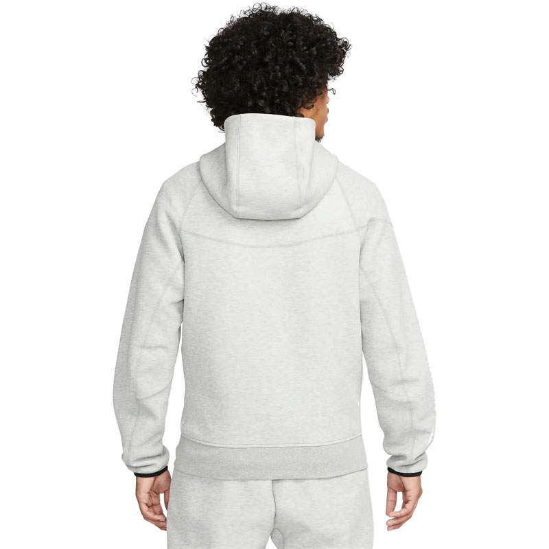 Nike Sportswear Tech Fleece Windrunner (FB7921-063)Ανδρική Φούτερ Ζακέτα με Κουκούλα και Τσέπες Γκρι