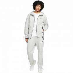 Nike Sportswear Tech Fleece Windrunner (FB7921-063)Ανδρική Φούτερ Ζακέτα με Κουκούλα και Τσέπες Γκρι