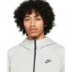 Nike Sportswear Tech Fleece Windrunner (FB7921-063)Ανδρική Φούτερ Ζακέτα με Κουκούλα και Τσέπες Γκρι