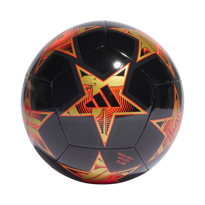 ADIDAS UCL CLUB 23/24 GROUP STAGE BALL (IA0947)Μπάλα Ποδοσφαίρου Black / Gold Metallic / Solar Orange